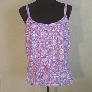 Coco reef bra sized tankini swim top